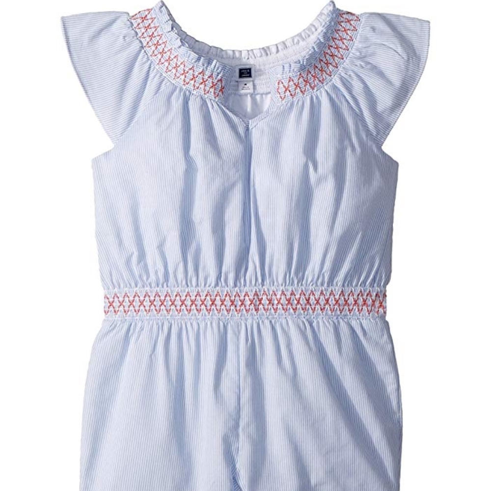 Janie and Jack Short Sleeve Romper Girls Sz6 EUC!